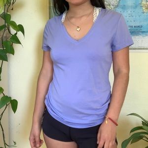 V-neck tee top basic t-shirt Banana Republic